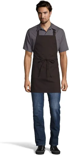 Vista 13 de Uncommon Threads Delantal unisex ajustable sin bolsillo para restaurante