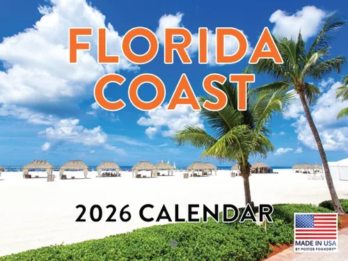 Vista 121 de Calendario de Alabama 2026 para pared, 12 meses, mensual, recuerdos escénicos de AL Hecho en Estados Unidos