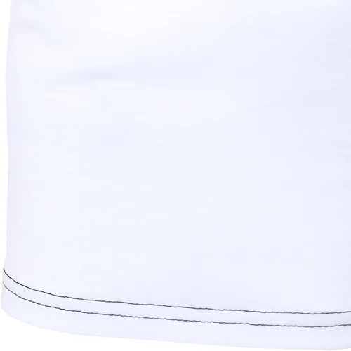 Vista 6 de Salir Tops para hombres Casual Botón Abajo Manga Corta Camisa cómoda Patchwork Turndown Pullover Camiseta Tops