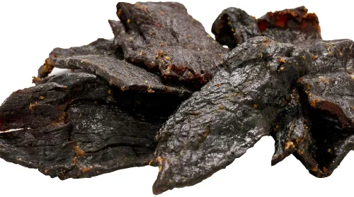 Vista 4 de Buffalo Bills 2.6oz Reaper Beef Jerky paquete de 3 (carne seca hecha con pimientos Carolina Reaper)
