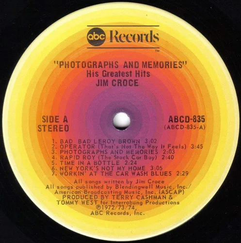 Vista 3 de Jim Croce Photographs & Memories His Greatest Hits