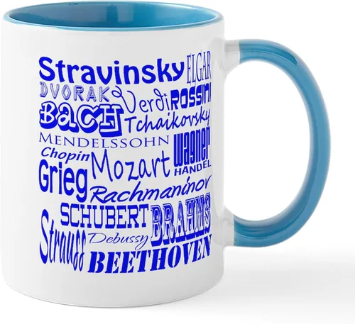 Vista 9 de CafePress Classical Composers - Taza de café de cerámica de 11 oz (11.0 fl oz)