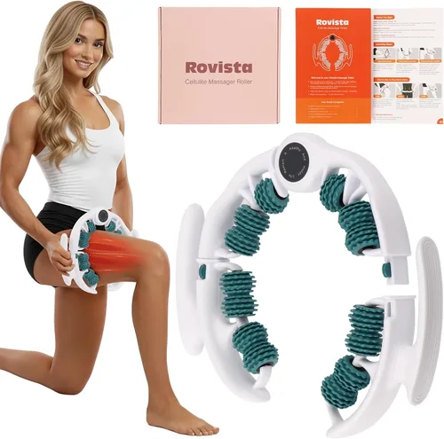 Vista 9 de Herramienta de masaje anticelulítico, removedor ergonómico de celulitis para piernas y brazos con asas desmontables, masajeador de drenaje linfático