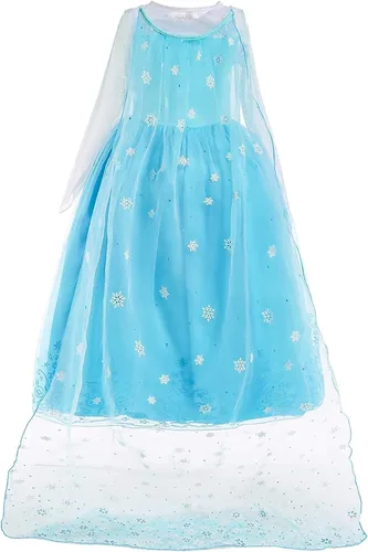 Vista 2 de Romys Collection Ice Queen - Disfraz de princesa para niñas pequeñas