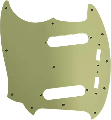 Vista 6 de Custom For US Mustang Classic Series Guitarra Golpeador Scratch Plate (4 capas Vintage Green Pearl)