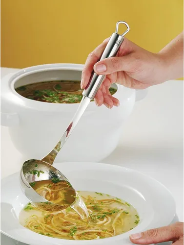 Vista 8 de WMF Profi Plus - Cucharón para sopa (11.8 in), color plateado