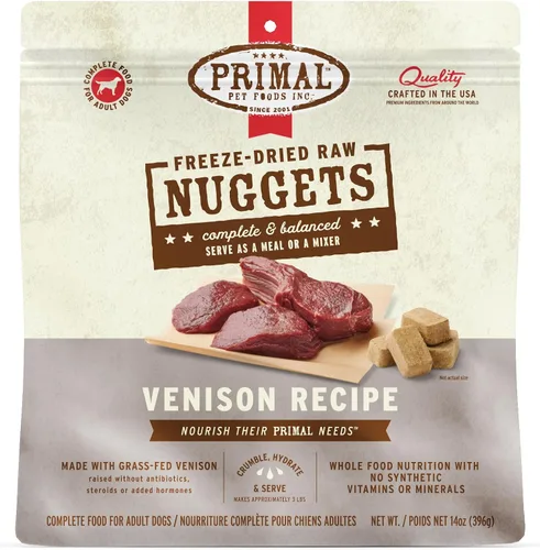 Vista 9 de Primal - Nuggets de alimento crudo liofilizado para perros, res, comida completa y balanceada, también se puede utilizar como complemento o premio
