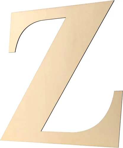 Vista 26 de Letras de madera de 12 pulgadas y letras de madera en blanco de 1/5 pulgadas de grosor sin terminar para pintura, manualidades y decoración de pared