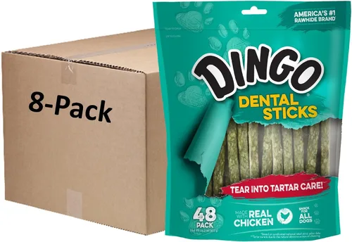 Vista 7 de Palillos dentales Dingo 48 unidades, acción de masticación natural ayuda a limpiar los dientes