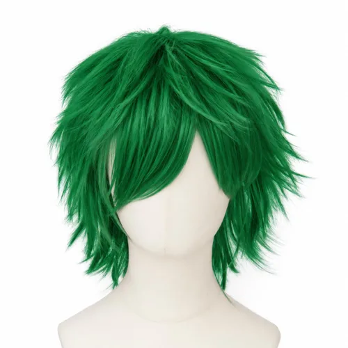 Vista 20 de Modernfairy Dark Orange Wig Short Anime Halloween Wigs for Men Women