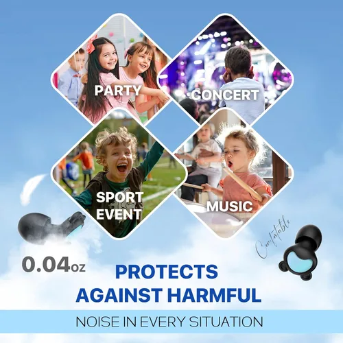 Vista 5 de Protección auditiva para niños + alivio de ruido