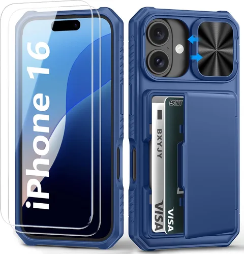 Vista 42 de BXYJY Funda tipo cartera para iPhone 15 Pro, tarjetero (4-5 tarjetas)