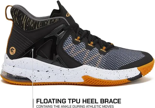 Vista 2 de AND1 Turnaround - Tenis de baloncesto para hombre, para interiores o exteriores, para calle o cancha, tallas 7-16