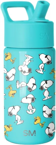 Vista 81 de Simple Modern DC Comics Batman - Botella de agua para niños con tapa con pajilla, vaso aislado de acero inoxidable de 14 onzas para niños, vaso a