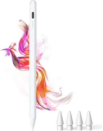 Vista 13 de Lápiz capacitivo para iPad 9ª y 10ª - Lápiz de carga Type-C para iPad con rechazo de palma, lápiz activo compatible con (2018-2025) Apple iPad
