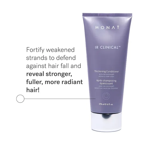 Vista 2 de MONAT Acondicionador de engrosamiento clínico IR – Acondicionador vegano para adelgazar el cabello con romero y menta – Reparación y acción