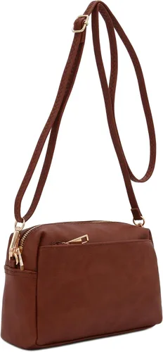 Vista 15 de FashionPuzzle Triple Zip Small Crossbody Bag