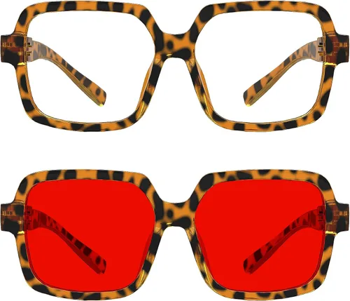Vista 49 de Eyekepper Gafas de luz azul para hombre y mujer, paquete de 6 lentes Pilot Paquete de 6 color mezclado