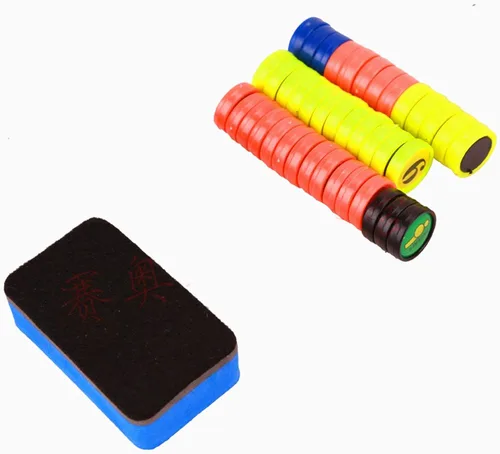 Vista 9 de Pure Vie Tabla magnética de tácticas de entrenamiento de fútbol, portapapeles de fútbol portátil para entrenadores de fútbol de borrado en seco