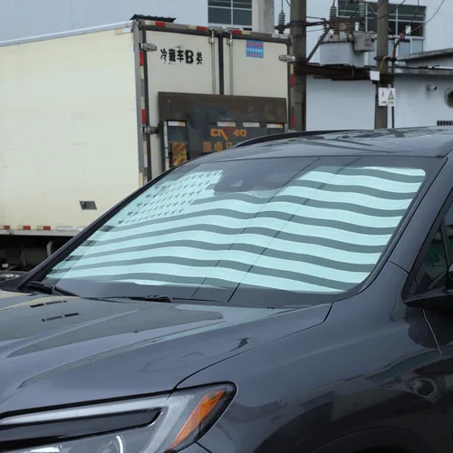 Vista 7 de Parasol para parabrisas para Honda Pilot 2016-2022/Ridgeline 2017-2025/Passport 2019-2025, parasol plegable para ventana delantera, protector solar