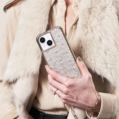 Vista 6 de Case-Mate Funda para iPhone 14 Plus – Lámpara de araña brillante [protección contra caídas de 10 pies] [Compatible con carga inalámbrica] Funda
