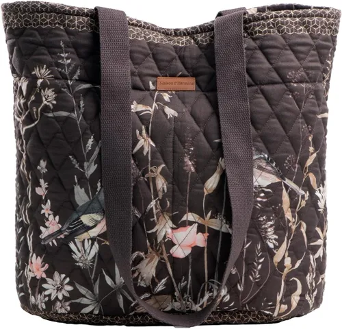 Vista 15 de Bolsas de compras Maison d' Hermine Bolsa de lona acolchada con bolsillos con cremallera Bolso pequeño reutilizable Bolsa de comestibles