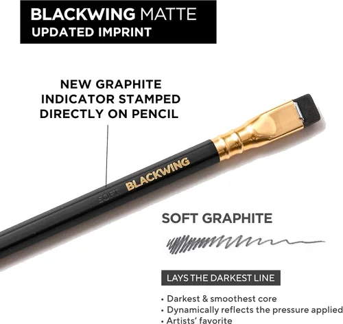 Vista 3 de Lápices Blackwing Mate - 12