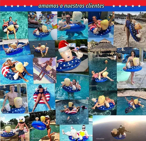 Vista 5 de Flotador inflable de la piscina del presidente de los E.E.U.U. Flotador americano de la piscina