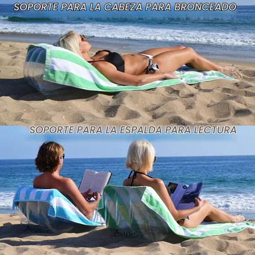 Vista 4 de GoSports AirWedge sillas de playa inflables. Relájese con la comodidad del aire (pack x 2)