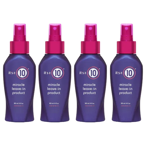 Vista 10 de It's a 10 Haircare Miracle - Producto sin enjuague, 2 onzas líquidas (paquete de 4)