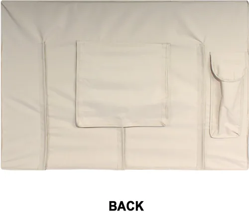 Vista 5 de Funda de TV para exteriores, serie Sahara, protector universal resistente a la intemperie para TV de 22 a 24 pulgadas, se adapta a la mayoría