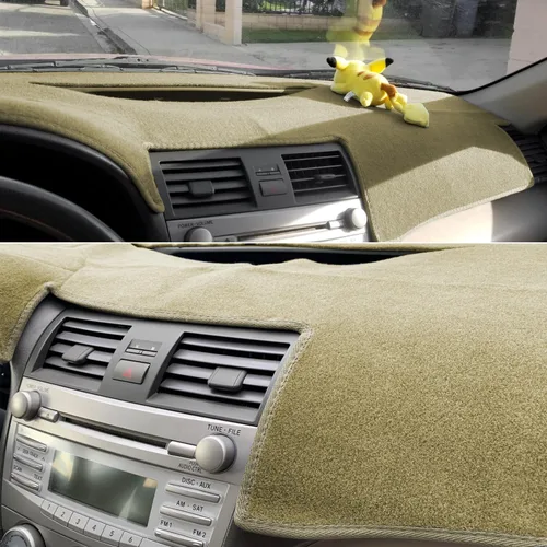 Vista 2 de Cubierta de tablero para accesorios Camry 2007 2008 2009 2010 2011 ajuste personalizado para tablero (beige)