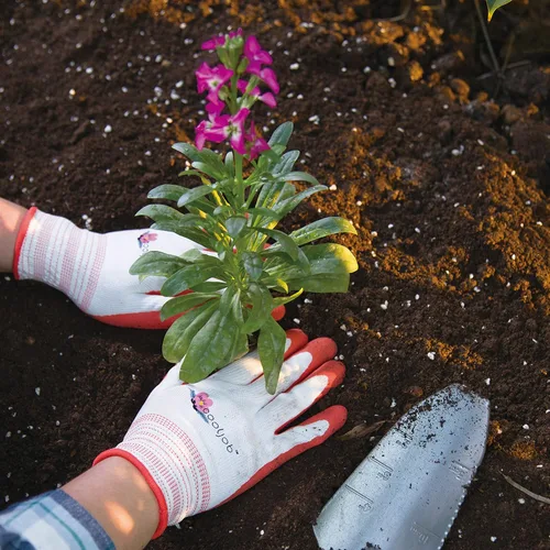 Vista 5 de COOLJOB Guantes de jardinería de goma a granel de tamaño mediano y guantes de trabajo a prueba de espinas, 7 pares en total