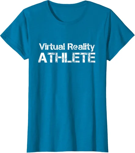 Vista 102 de Virtual Reality ATHLETE for VR Gamers Camiseta, Negro, S