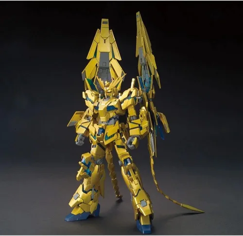 Vista 5 de Bandai Spirits Hobby HGUC 1/144#227 Unicorn Gundam 03 Phenex (revestimiento dorado en modo unicornio) Gundam NT, Multi