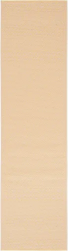 Vista 23 de SAFAVIEH Alfombra lavable para exteriores, colección Courtyard de 2.3 x 6.7 pies, beige y azul aguamarina, no desprende pelusa y es fácil