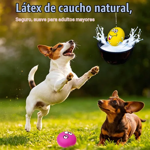 Vista 5 de HOLYSTEED Juguetes chirriantes de látex para perros pequeños, mini raza Forma de hamburguesa colores surtidos