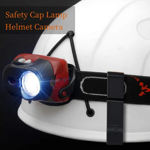 Vista 2 de Clips para faros con gancho para sombrero duro, accesorio de faro de casco duro