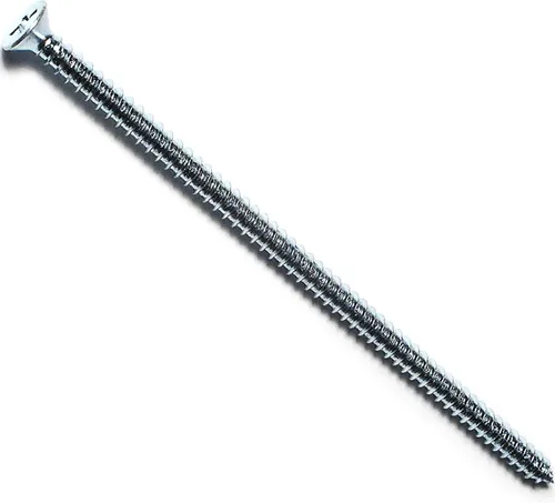 Vista 11 de Hard-to-Find Fastener 014973289638 Phillips Tornillos planos para chapa metálica, 4 x 1, Pieza-100