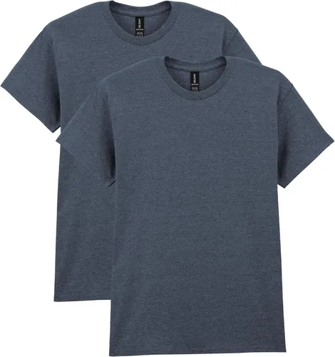 Vista 43 de Gildan Camiseta de algodón pesado para adultos, estilo G5000, paquete múltiple Gris ceniza (paquete de 2)