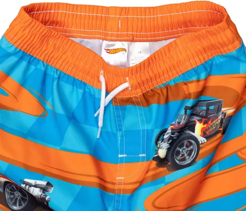 Vista 8 de Hot Wheels Conjunto de traje de baño y camiseta de camiseta sin botones