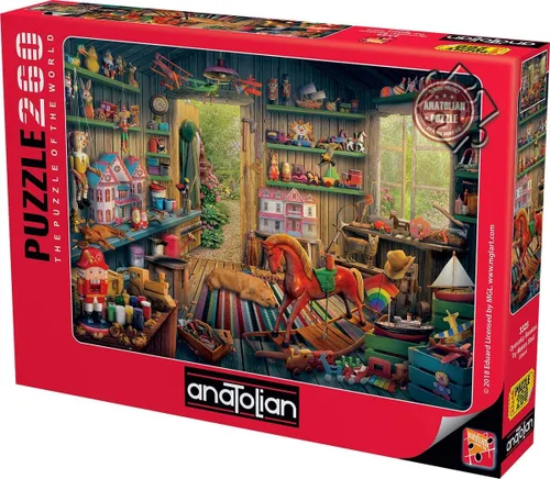 Vista 6 de Anatolian Puzzle - Gatos en la playa, rompecabezas de 260 piezas, #3322, marrón/a