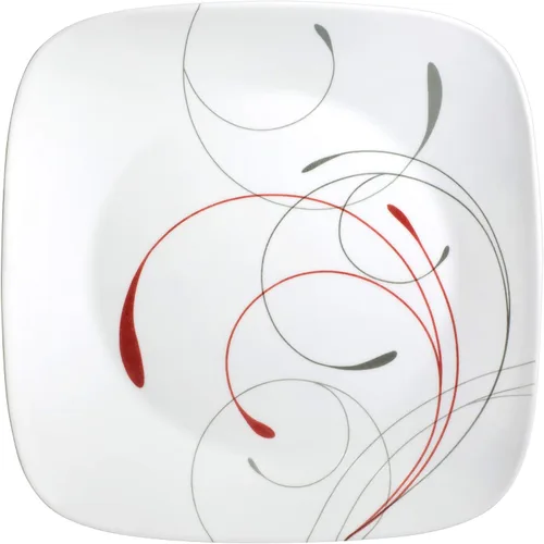 Vista 5 de Corelle juego de vajilla cuadrada/redonda de 16 piezas, Splendor, Esplendor