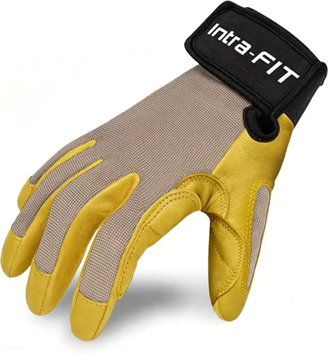 Vista 9 de Goatskin Climbing Gloves, Rescue & Rock Durable Grip for Rappelling, Tree, Wall, and Mountain Climbing
