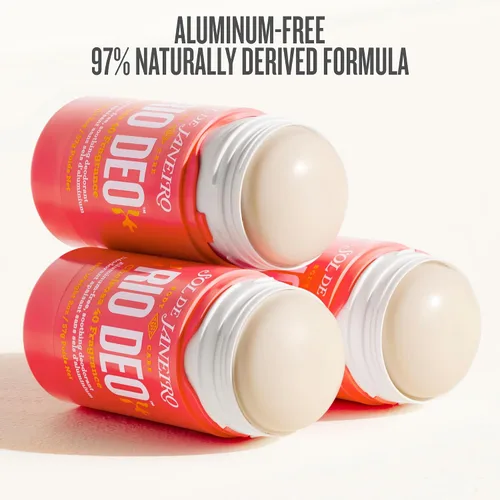 Vista 2 de Sol de Janeiro Rio Deo - Refillable Aluminum Free Deodorant Prevents Odor, Gently Exfoliates, Evens Skin Tone