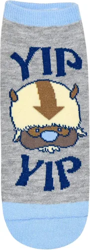 Vista 2 de Hyp Avatar The Last Airbender Aang Appa Yip Yip JuniorsWomens 5 Pack Calcetines tobilleros