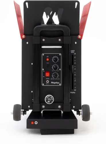 Vista 5 de Máquina portátil de pelotas de tenis (26 libras) - Motor dual para TopSpin y Backspin, más de 80 bolas, máximo 68 MPH, más de 4 horas de juego