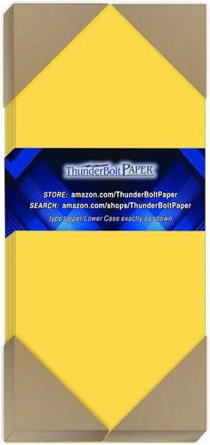 Vista 19 de 100 brillante amarillo dorado 65LB cover card de papel – 3" x 5" (3 x 5 inches) Tamaño photo card frame – 65 lb/Libra luz peso cartulina