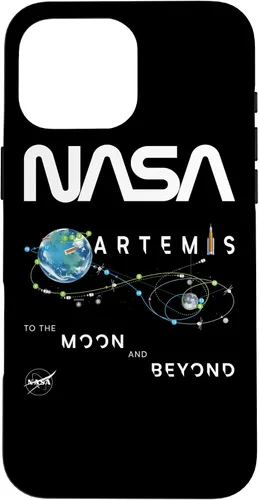 Vista 19 de NASA Artemis Mission Exploration Insignia Worm Logo Case for iPhone 17