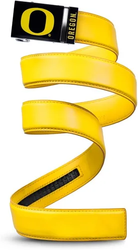 Vista 12 de Mission Belt Con licencia oficial de la NC Alabama Crimson Tide Crimson Tide (Cuero Negro)